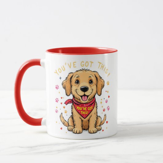 Mug Vous avez ceci ! Musique de chiot (Gauche)