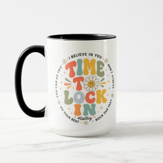 Mug Vous avez cette journée de test État Temps de test (Gauche)
