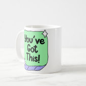 Mug Vous avez cette Monnaie et Purple Motivational (Devant gauche)