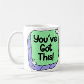 Mug Vous avez cette Monnaie et Purple Motivational (Gauche)