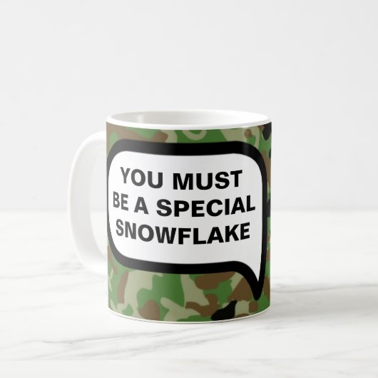 Mug Vous avez gagné la récompense spéciale de flocon (Devant gauche)