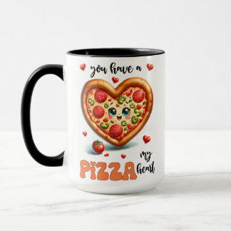 Mug Vous Avez Mon Coeur Pizza Cute Newlyweds Cadeau
