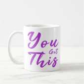 Mug Vous avez obtenu cette typographie de motivation (Gauche)