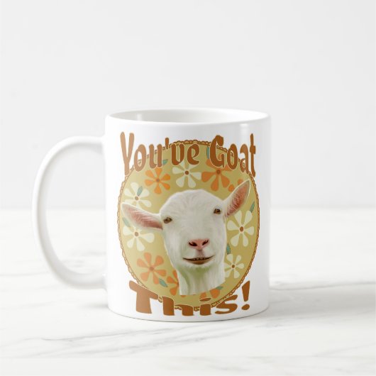 Mug Vous avez pris ça ! Encourager la chèvre (Gauche)