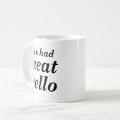 Mug Vous avez pris la viande bonjour (Devant gauche)