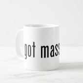 Mug Vous avez reçu un massage ? (Devant gauche)