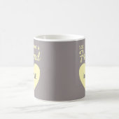 Mug Vous avez un ami de coeur gris-jaune (Centre)