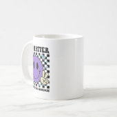 Mug Vous avez un problème Turquoise de ruban de ruban (Devant gauche)
