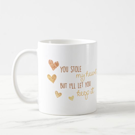 Mug vous avez volé mon coeur mais je vous laisserai le (Gauche)