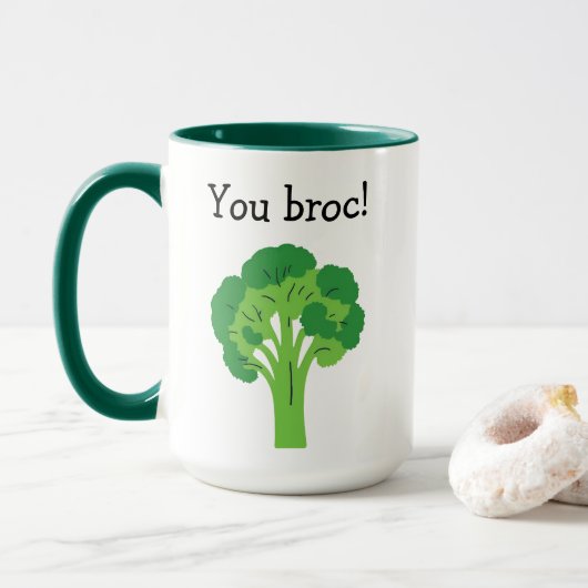 Mug Vous Broc! Brocolis (Avec donut)