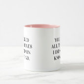 Mug Vous Cochez Toutes Les Cases Copine (Centre)