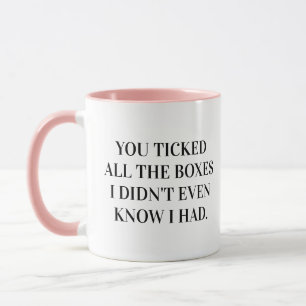 Mug Vous Cochez Toutes Les Cases Copine