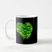 Mug Vous Cœur Vert Point-virgule Sensibilisation à la (Gauche)