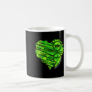 Mug Vous Cœur Vert Point-virgule Sensibilisation à la