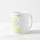 Mug Vous Comptez Science Study Atom Science Enseignant (Devant droit)
