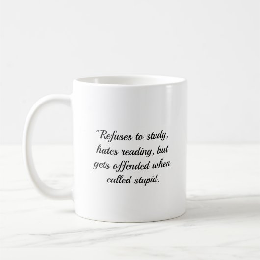 Mug vous détestez étudier? (Gauche)