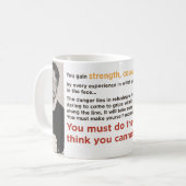 Mug "Vous devez faire la chose que vous pensez que (Devant gauche)