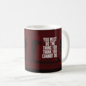 Mug Vous devez faire - Motivation de l'entraînement (Devant droit)