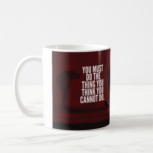 Mug Vous devez faire - Motivation de l'entraînement (Gauche)