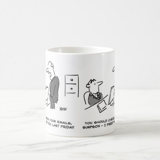 Mug Vous Devriez Vérifier Vos E-Mails - Je Vous Ai Ren (Centre)