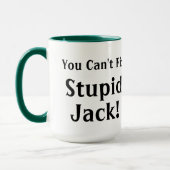 Mug Vous difficulté biseautée Jack stupide (Gauche)