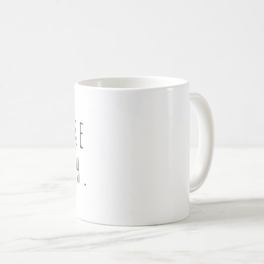 Mug VOUS EN ÊTES ASSEZ | Graphique d'art Word inspirat (Devant droit)