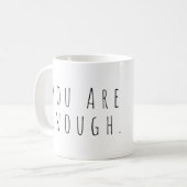 Mug VOUS EN ÊTES ASSEZ | Graphique d'art Word inspirat (Devant gauche)