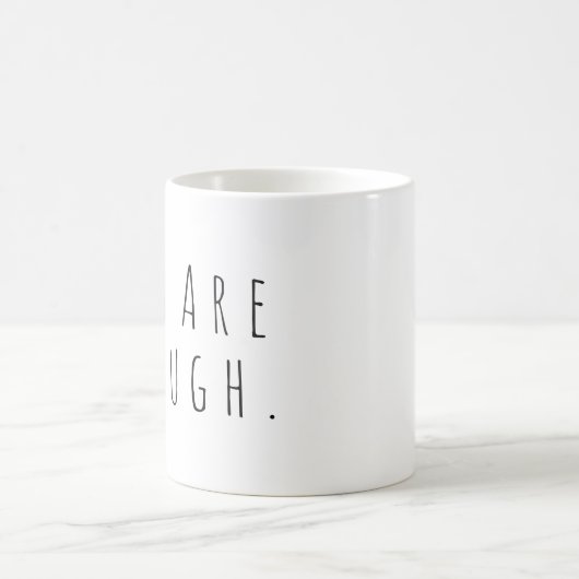 Mug VOUS EN ÊTES ASSEZ | Graphique d'art Word inspirat (Centre)