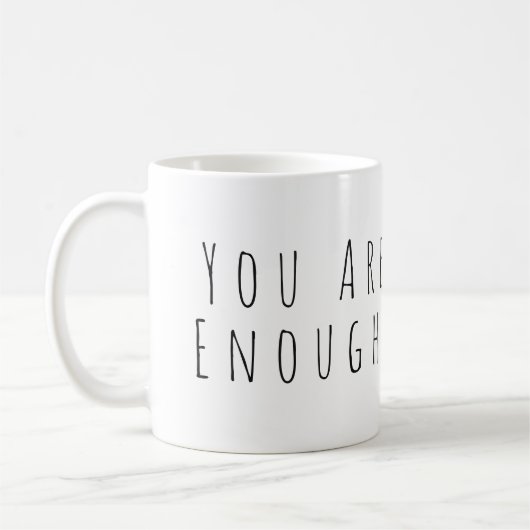 Mug VOUS EN ÊTES ASSEZ | Graphique d'art Word inspirat (Gauche)