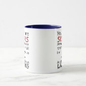 Mug Vous et moi êtes conception de soeurs (Centre)