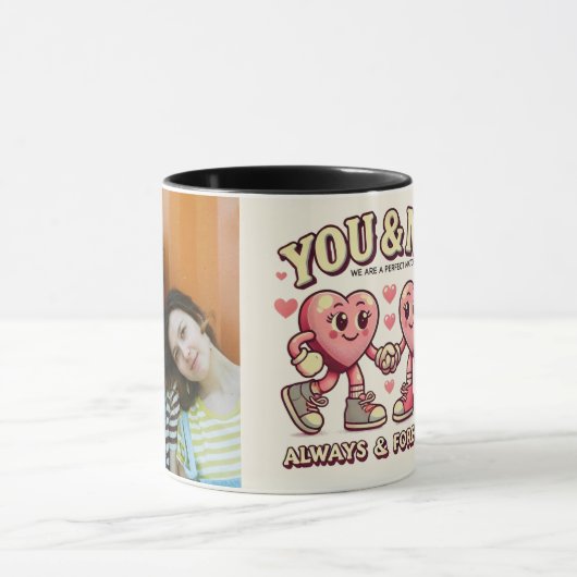 Mug Vous et moi parfaits match valentines Photo (Centre)