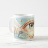 Mug Vous êtes aimé Affiche Serene Vision (Devant gauche)