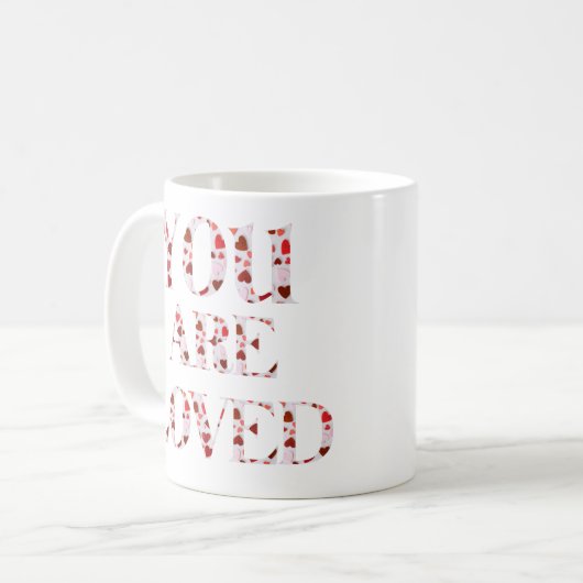 Mug Vous êtes aimé V2 (Devant gauche)