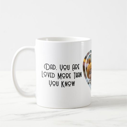 Mug Vous êtes aimés plus que vous ne le savez (Gauche)
