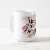 Mug Vous Êtes Assez Motivationnel Citation (Devant gauche)