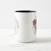 Mug Vous êtes Assez Squelette Fleurs Valentine Retro (Centre)
