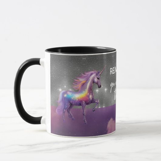 Mug Vous Êtes Autorisé À Reposer Rainbow Parties scint (Gauche)