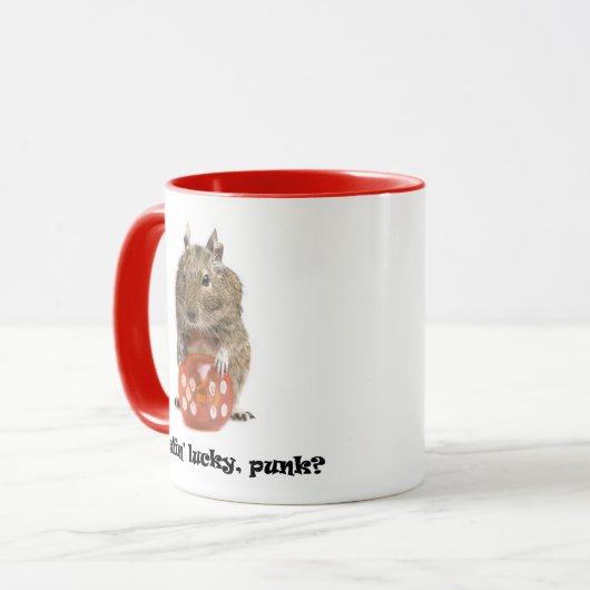 Mug Vous êtes chanceux ? (Devant gauche)