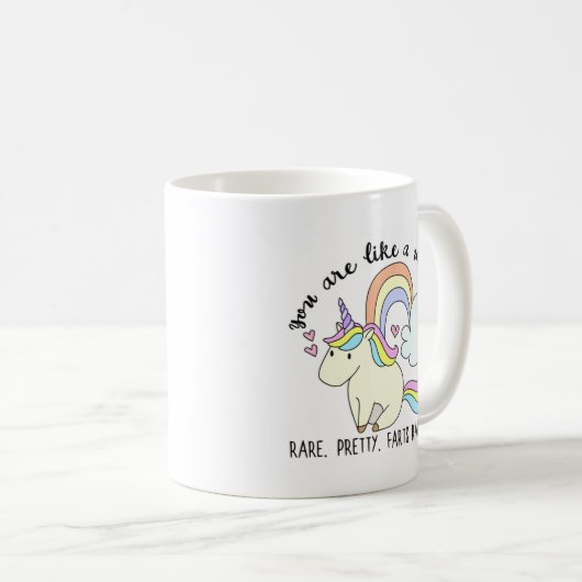 Mug Vous êtes comme une licorne (Devant droit)