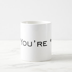 Mug Vous êtes - correction de grammaire