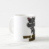 Mug Vous êtes Creeping Meowt Black Cat Halloween Thème (Devant gauche)
