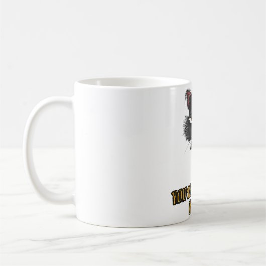 Mug Vous êtes Creeping Meowt Black Cat Halloween Thème (Gauche)