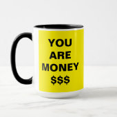 Mug Vous êtes de l'argent Inspirant (Gauche)