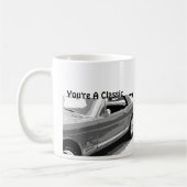 Mug Vous êtes des classiques, le mustang 1968 de (Gauche)