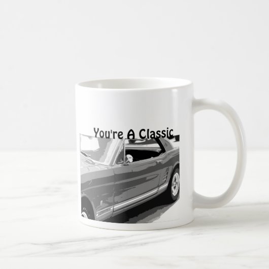 Mug Vous êtes des classiques, le mustang 1968 de (Droite)