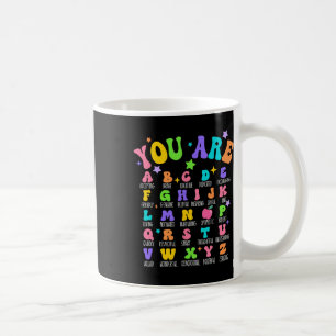 Mug Vous êtes des lettres alphabet apprendre abc inspi