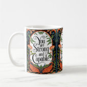 Mug Vous êtes fort et capable Citation Inspirationnell (Gauche)