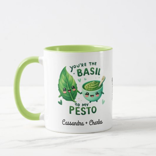 Mug Vous êtes la Basile de My Pesto Custom (Gauche)