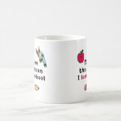 Mug Vous êtes la raison pour laquelle j'aime l'enseign (Centre)