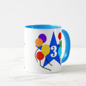 Mug Vous êtes le 3ème anniversaire d'étoile (Devant droit)
